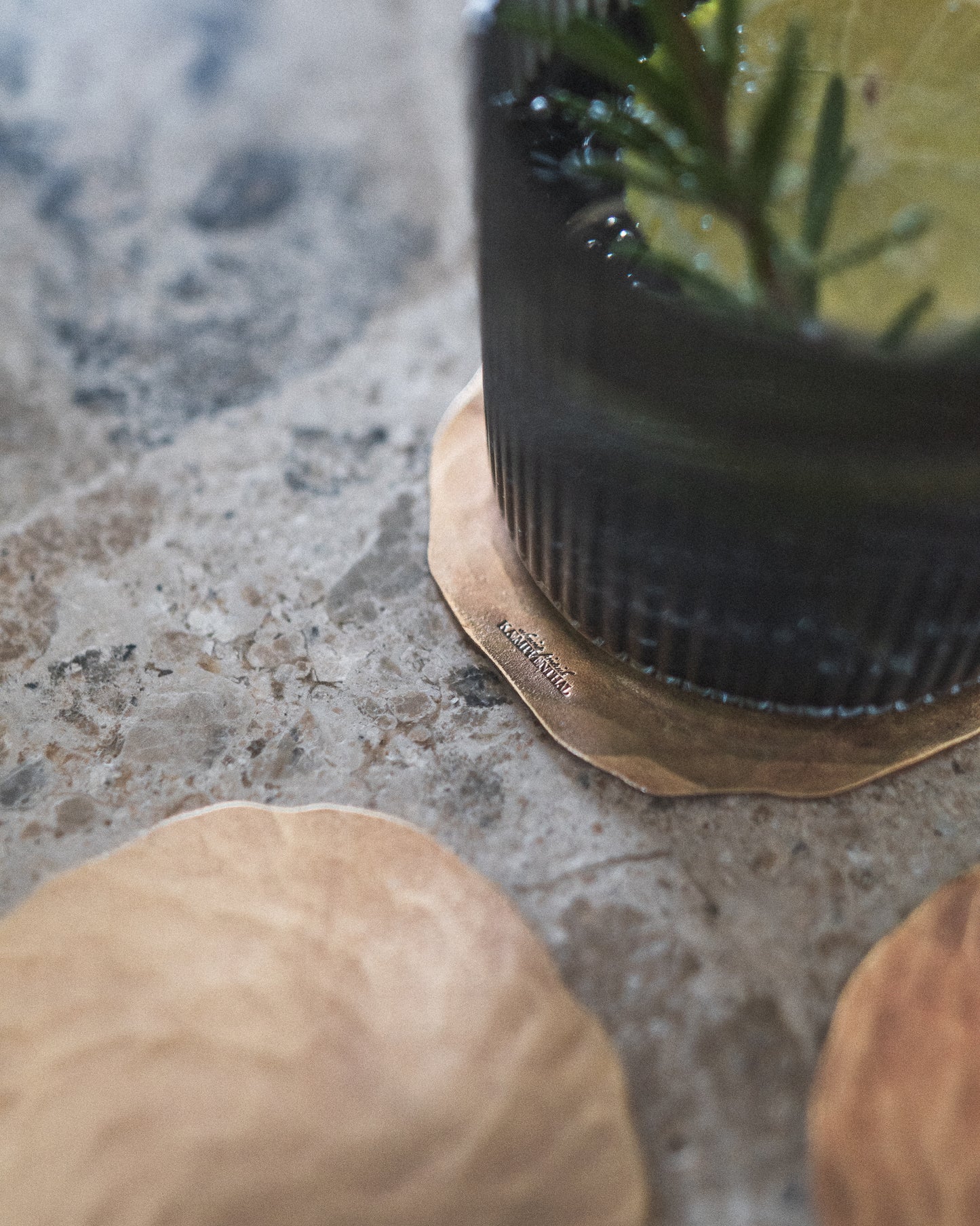 Glasuntersetzer - 3er Satz