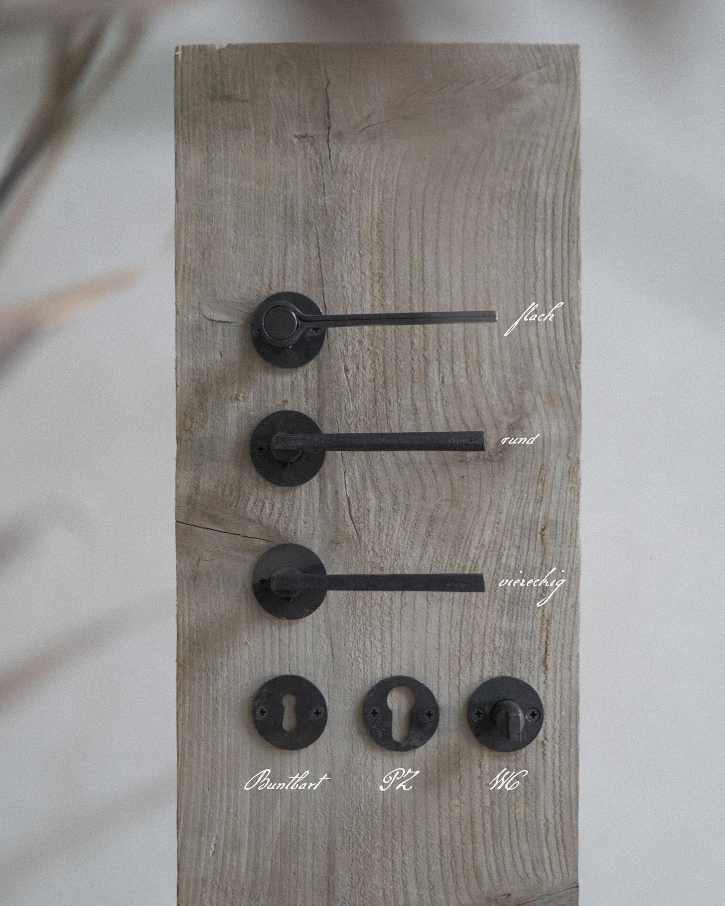 Türdrücker - flach (Paar)